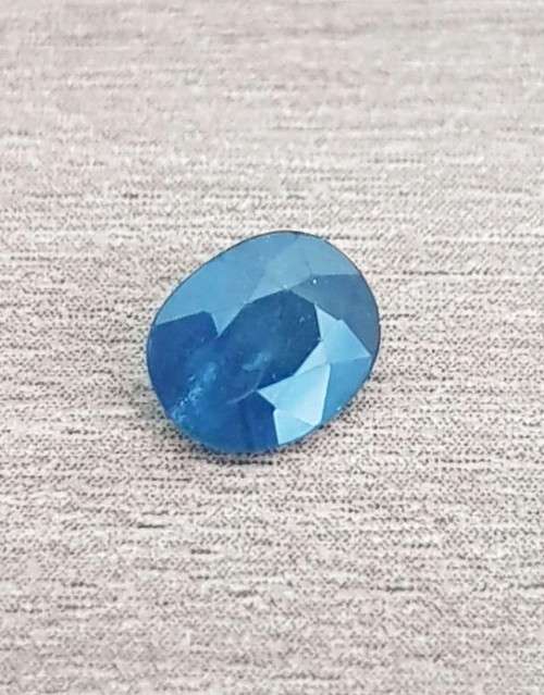0.92Ct. Sapphire Blue Oval Shape Australia Precious Gem Ravishing! Normal Heated