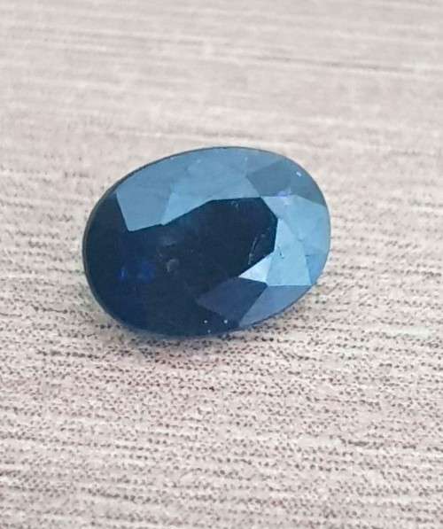 1.12Ct. Sapphire Blue Oval Shape Australia Precious Gem Ravishing! Normal Heated