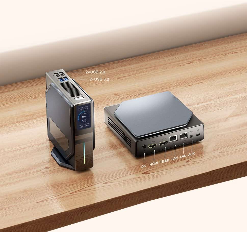 Mini PC Intel Alder Lake N95 Windows 11 Ultra Small Pocket Computer  SSD Full Function