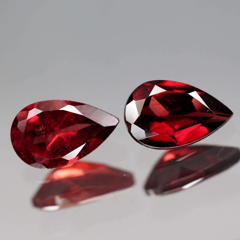 1.97Ct. Spessartine Garnet Red Pear Natural