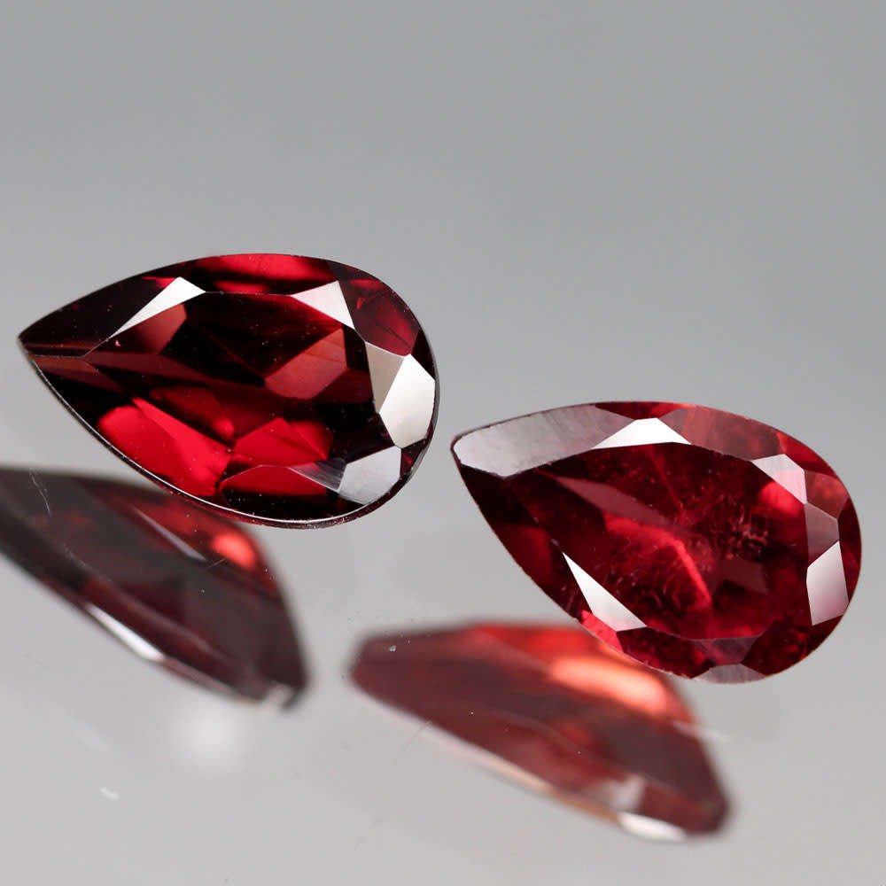 1.97Ct. Spessartine Garnet Red Pear Natural