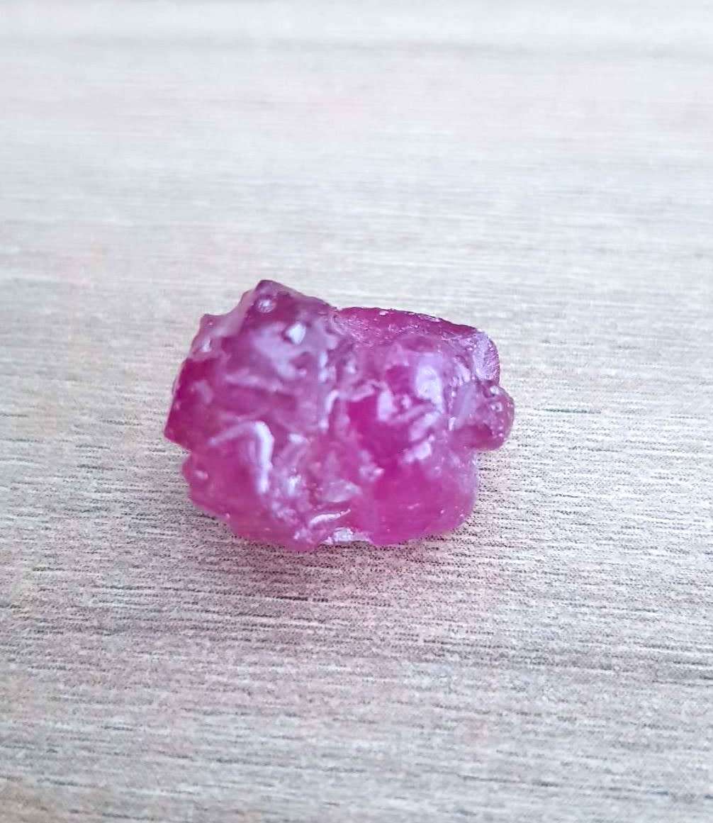 25.65Ct. Rough Ruby Natural Top Purplish Red Madagascar