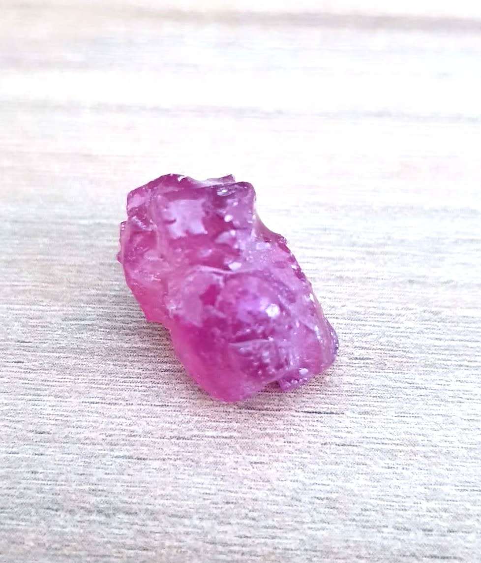 25.65Ct. Rough Ruby Natural Top Purplish Red Madagascar
