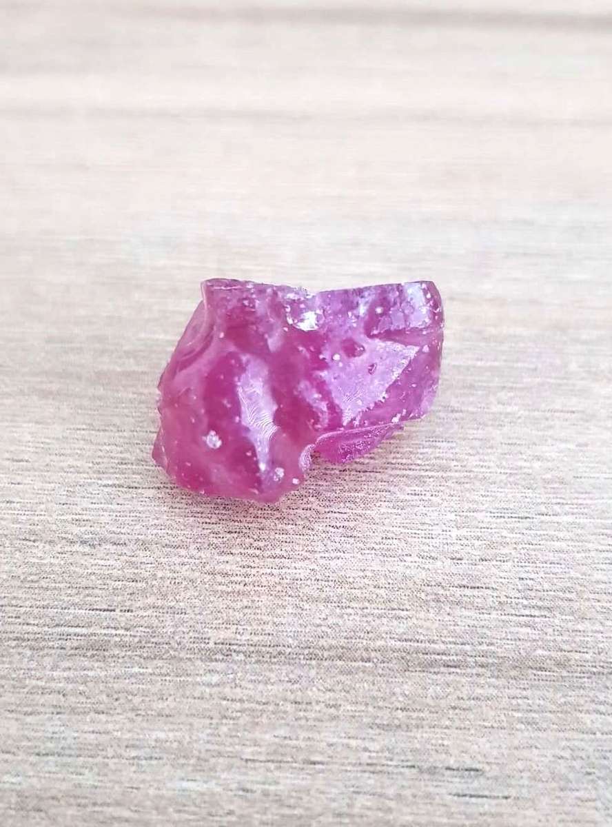 25.65Ct. Rough Ruby Natural Top Purplish Red Madagascar