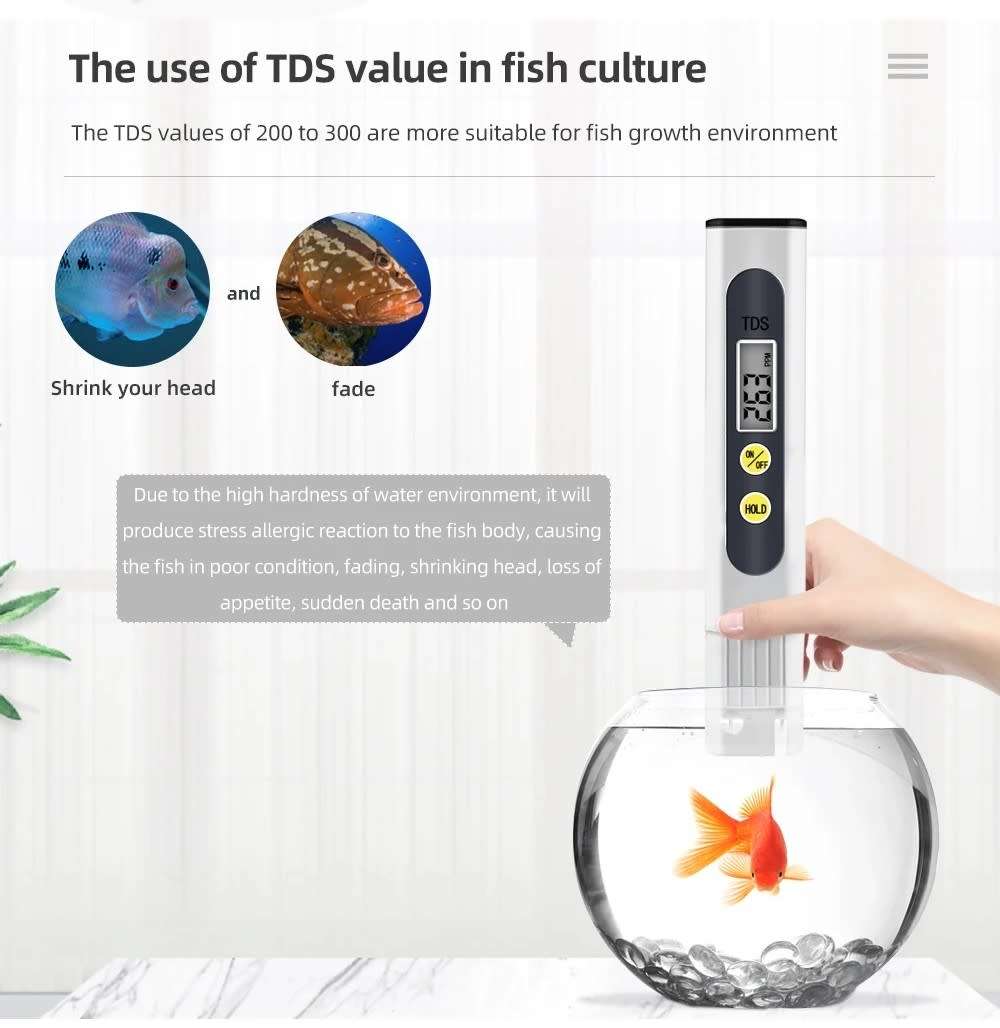 **TEST YOUR DRINKING WATER**Quality Tester TDS EC Meter Range 0-9990 Water Purity