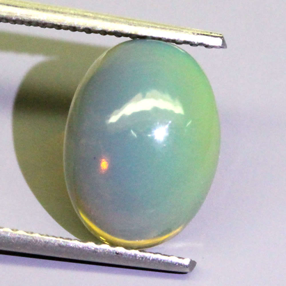 2.08Ct. Opal Oval Cabochon Yellow Multi Colours Gem Ravishing Ethiopian Natural