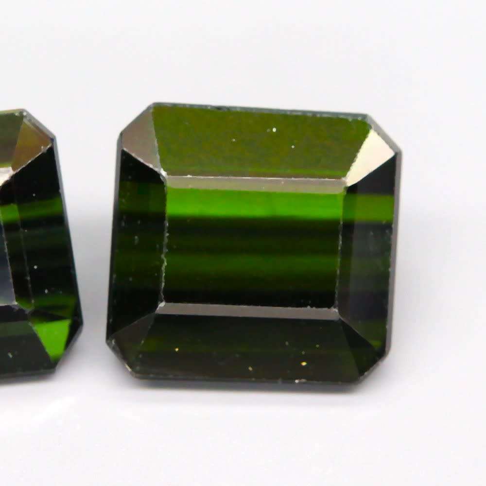 1.91Ct.  Tourmaline Green Emerald Cut Mozambique Ravishing Natural!