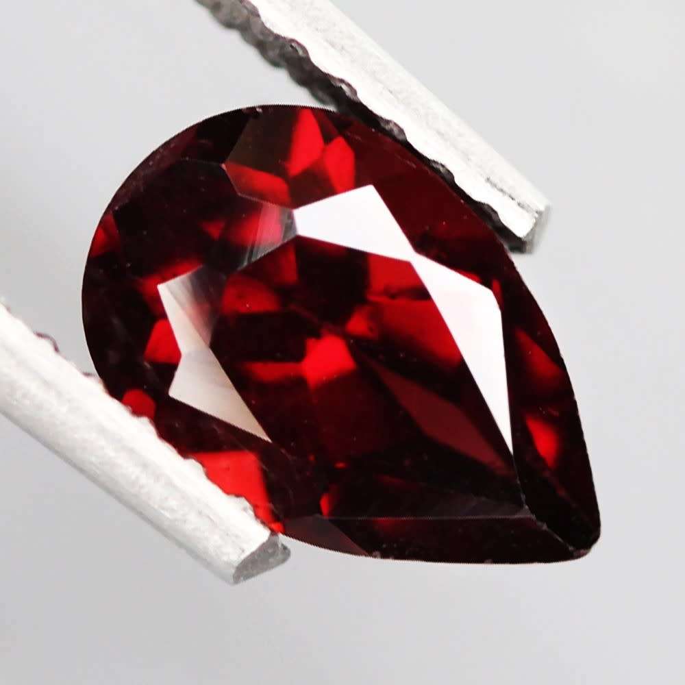 1.14Ct.  Spessartine Garnet Red Pear Namibia Good Quality & Good Sparkling Natural