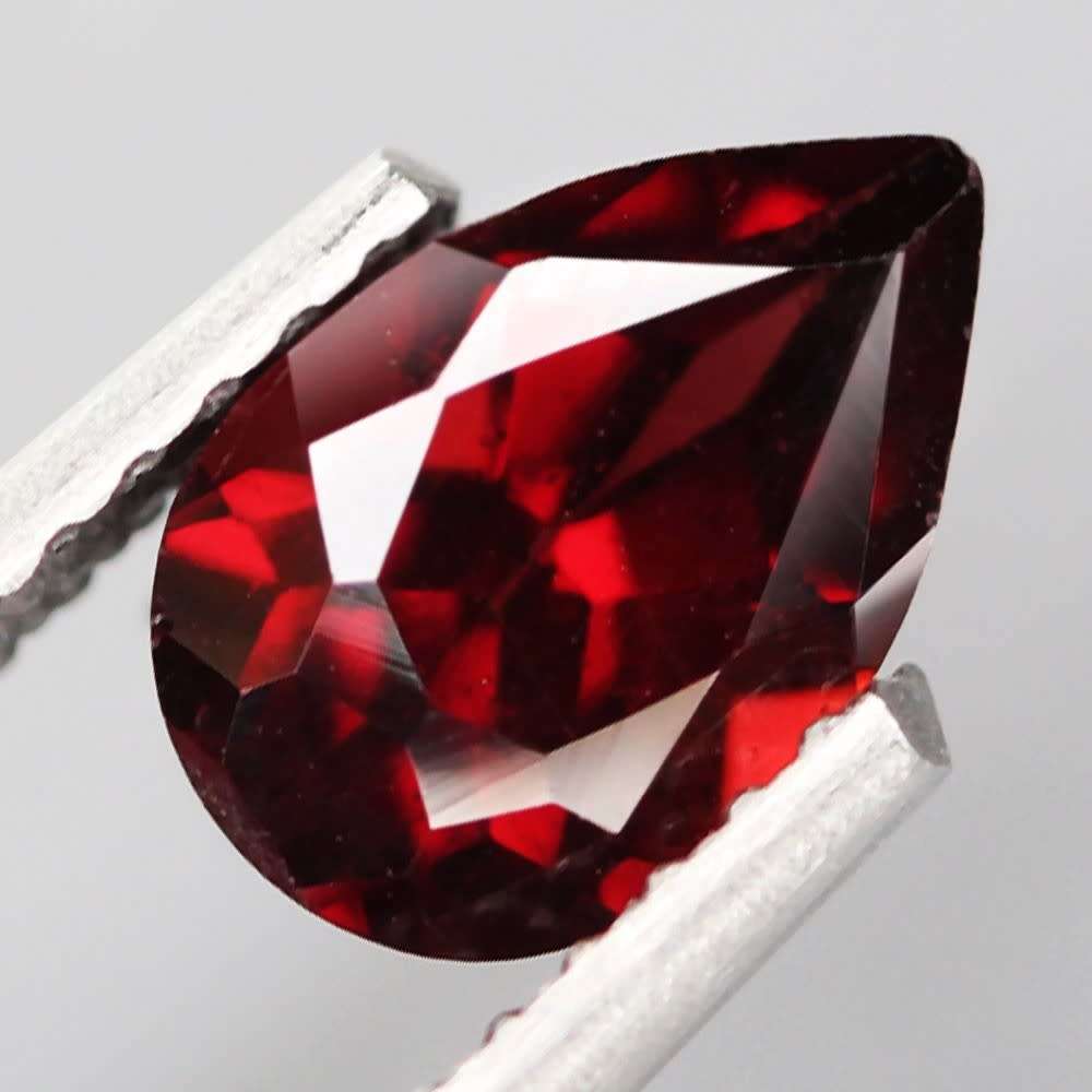 1.14Ct.  Spessartine Garnet Red Pear Namibia Good Quality & Good Sparkling Natural