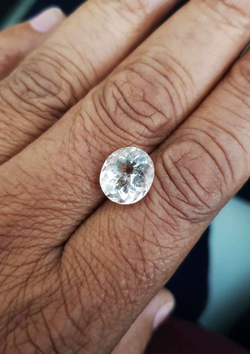 3.37Cts PINK MORGANITE OVAL CUT GEMSTONE! NATURAL