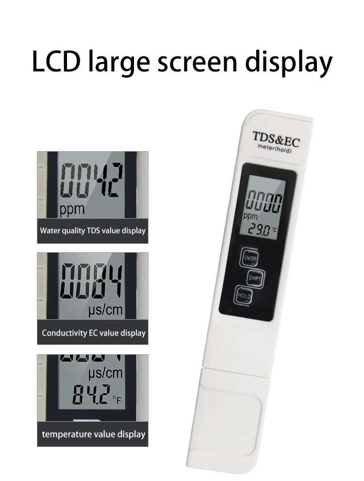 **TEST YOUR DRINKING WATER**Quality Tester TDS EC Meter Range 0-9990 Water Purity