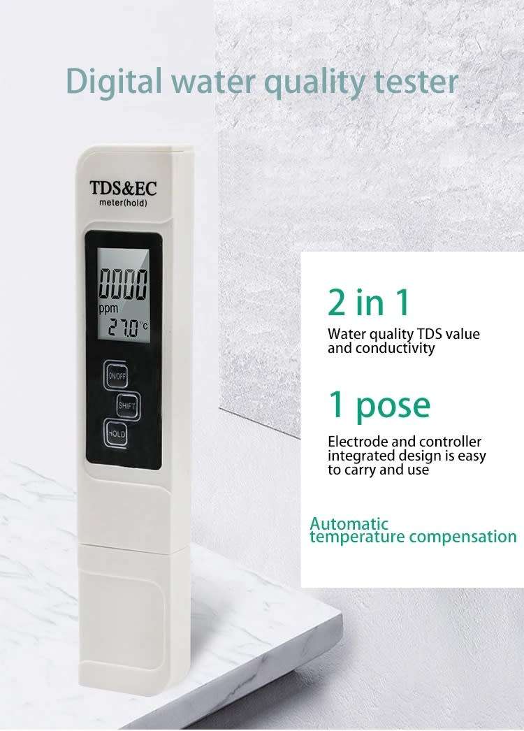 **TEST YOUR DRINKING WATER**Quality Tester TDS EC Meter Range 0-9990 Water Purity