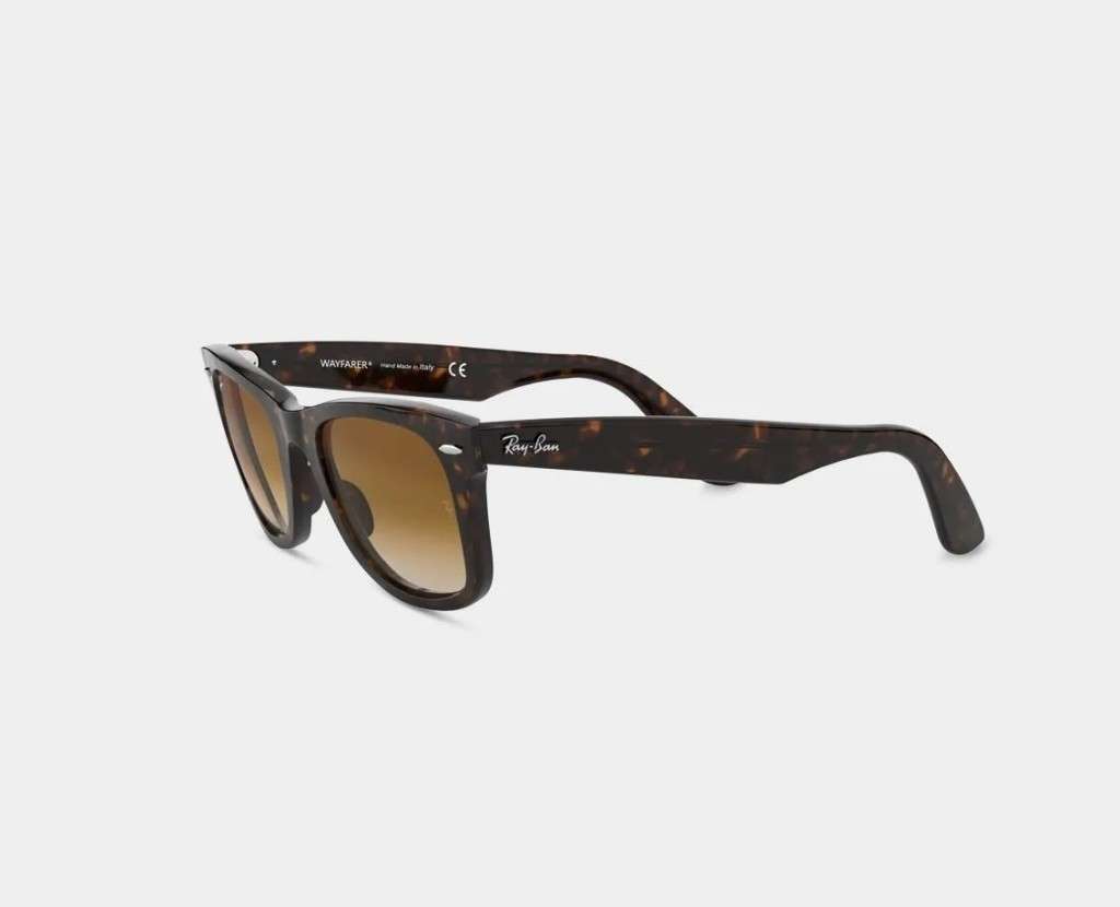 Ray-Ban Wayfarer Classic Sunglasses  size 50mm RB2140 Tortoise/ Gradient brown Lense