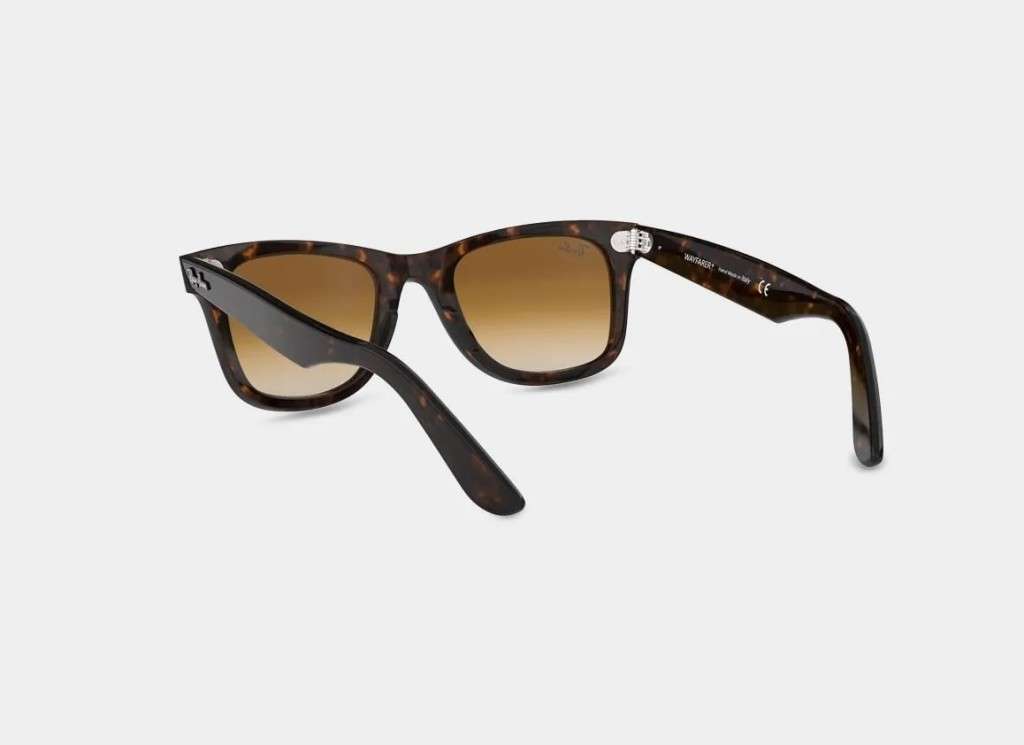 Ray-Ban Wayfarer Classic Sunglasses  size 50mm RB2140 Tortoise/ Gradient brown Lense