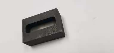 Graphite Casting Melting Ingot Mold for Gold Silver Metal 550x20x30mm for 120g Gold / 64g Silver