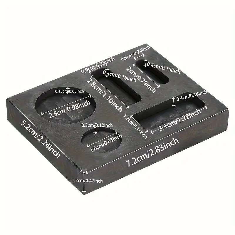 Graphite Casting Melting Ingot Mold with 5 holes for Gold,Silver
