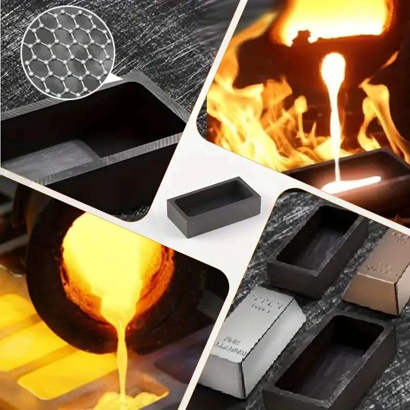 Graphite Casting Melting Ingot Mold with 5 holes for Gold,Silver