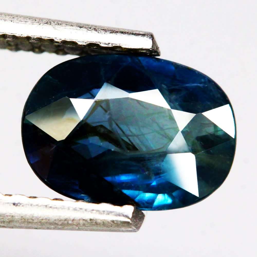 1.03Ct.  Sapphire Blue Oval Australia Precious Gem Ravishing Color!Normal Heated