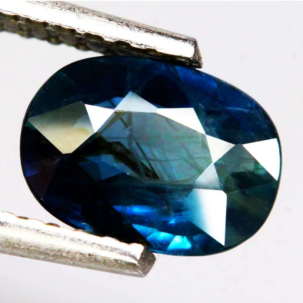 1.03Ct.  Sapphire Blue Oval Australia Precious Gem Ravishing Color!Normal Heated