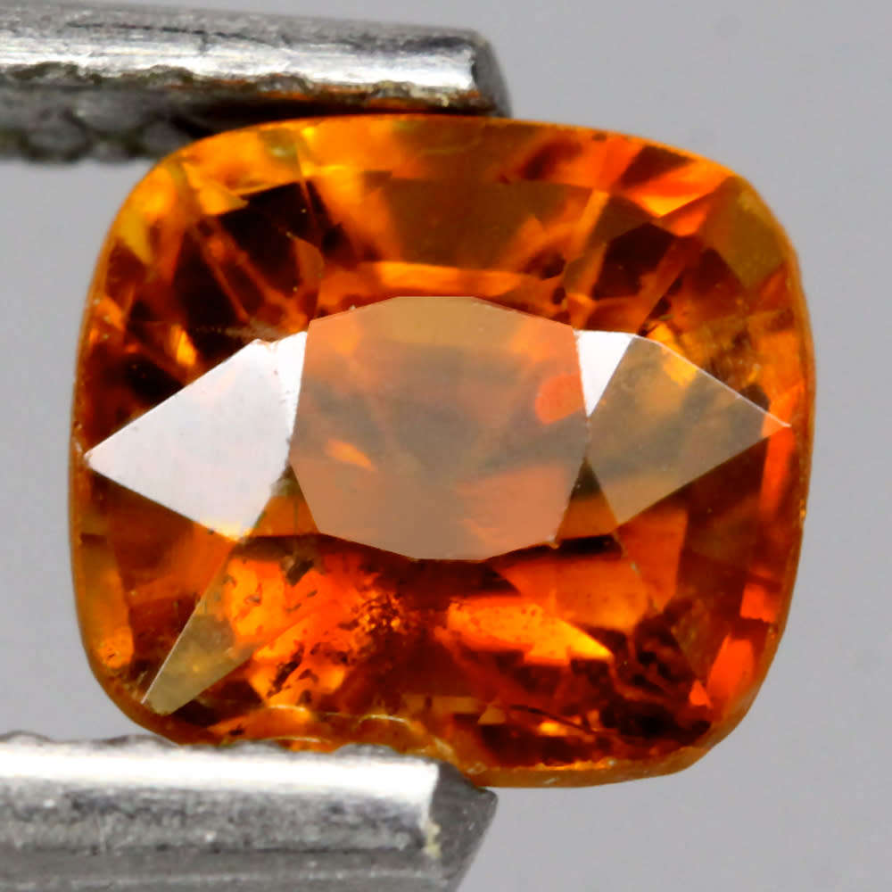 1.04Ct. Spinel Orange Cushion Mogok Myanmar Precious Gem Ravishing Colour Natural