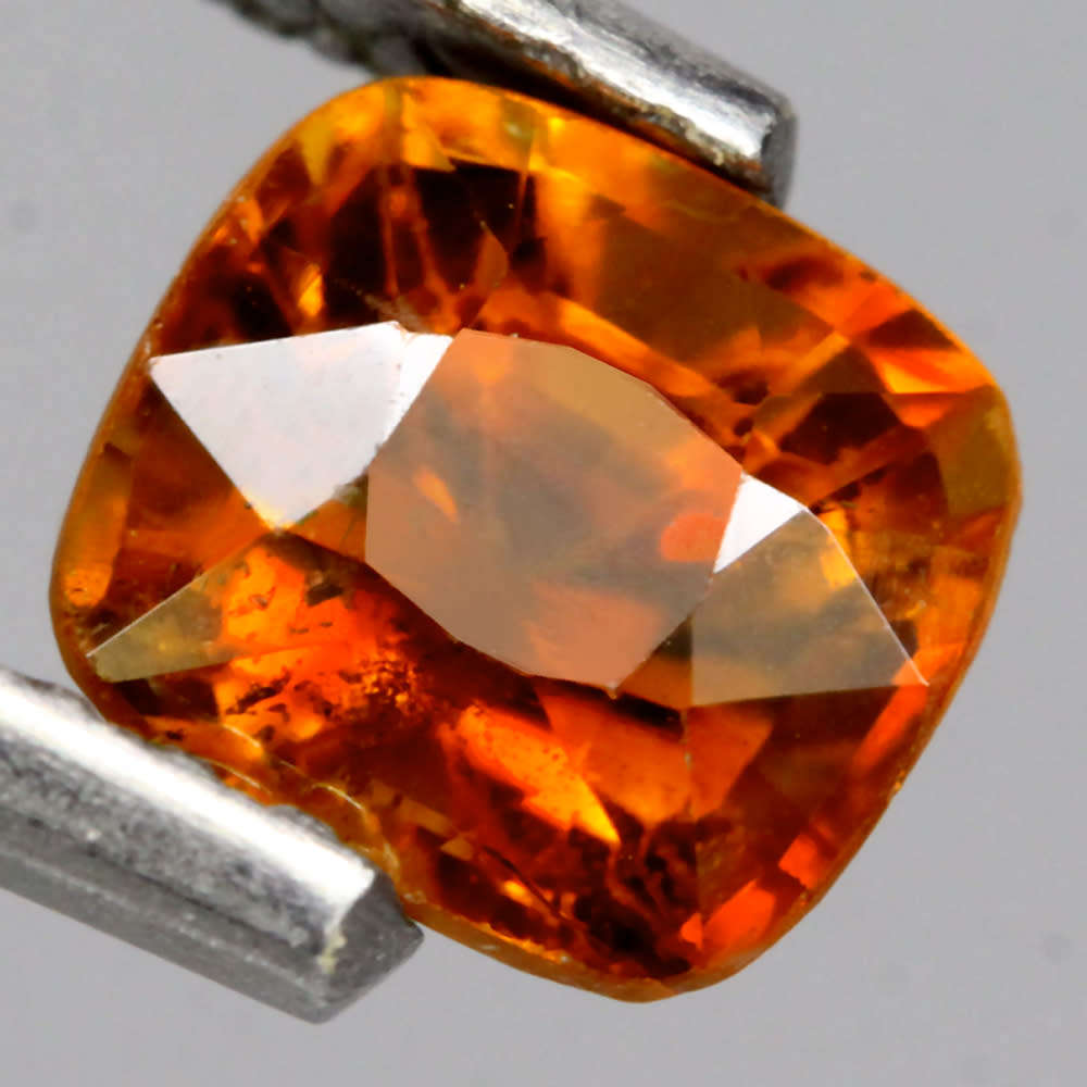 1.04Ct. Spinel Orange Cushion Mogok Myanmar Precious Gem Ravishing Colour Natural