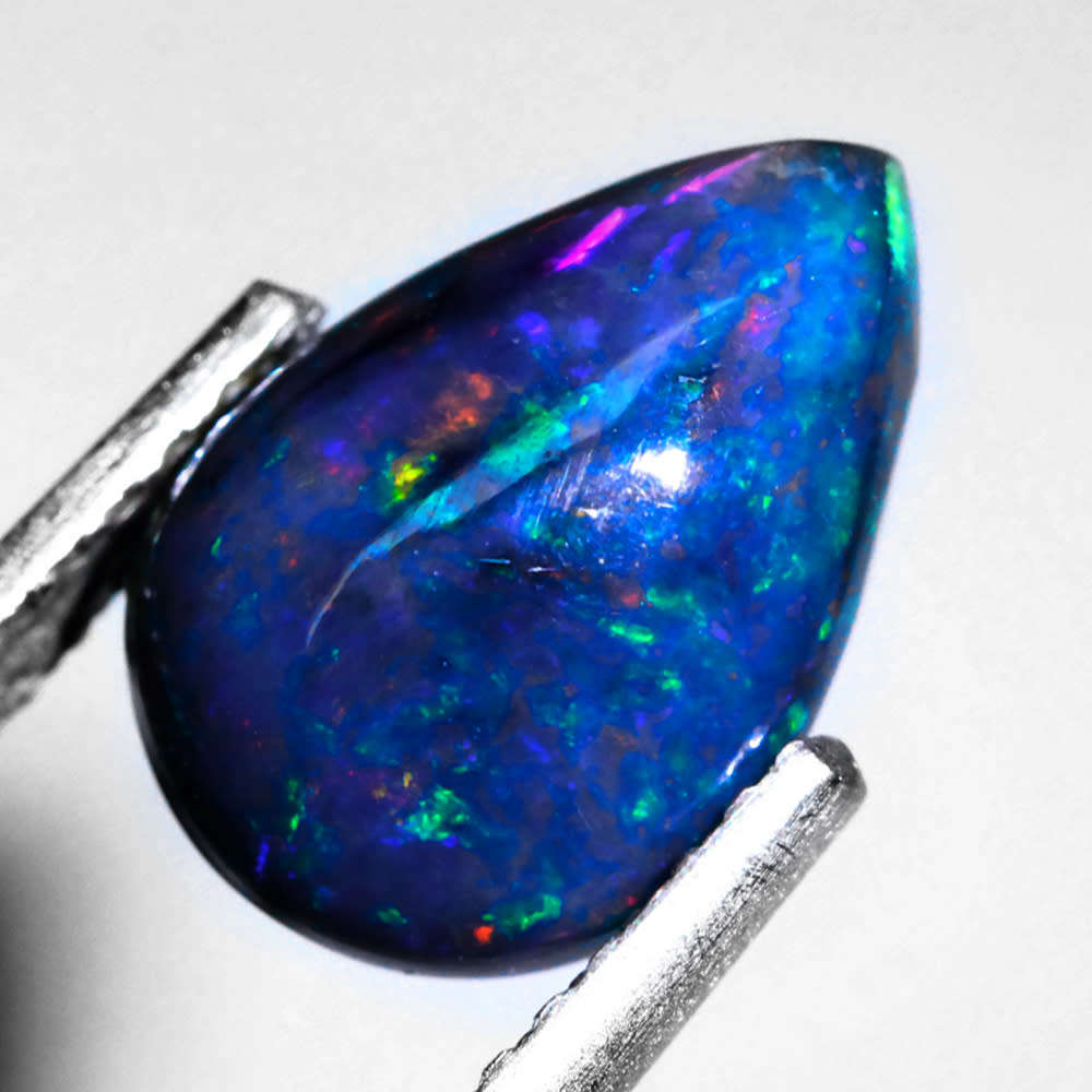 1.27Ct. Opal Oval Cabochon Best Gem Multi Colours Glittering Rainbow 3D Ethiopian