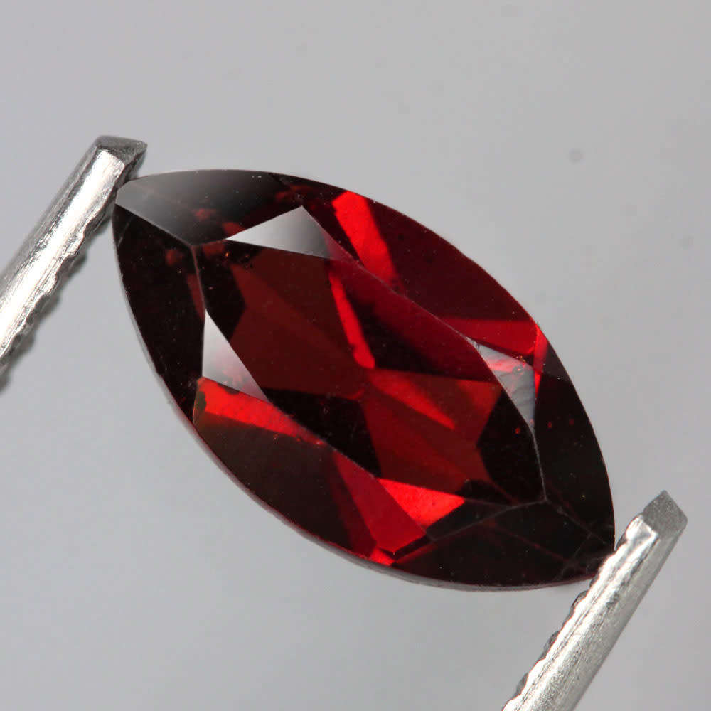 1.64Ct. Spessartite Garnet Red Marquise Namibia Gem Good Sparkling Natural