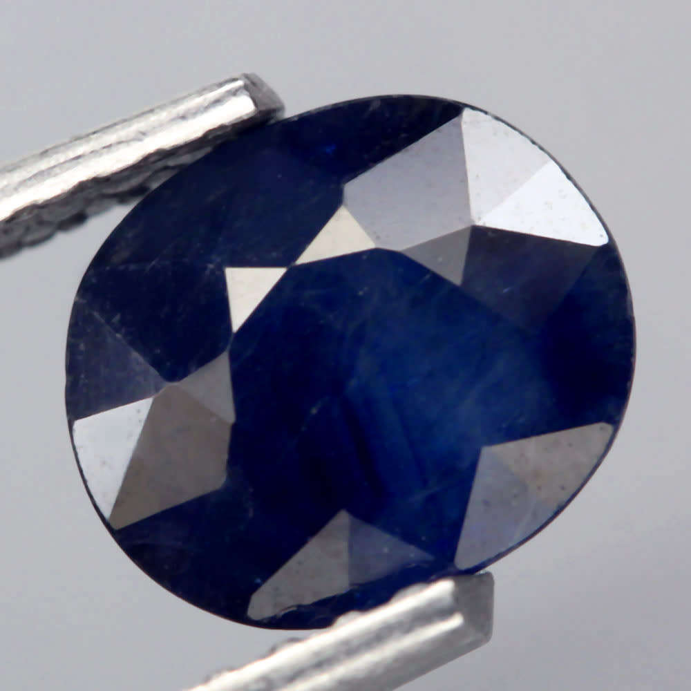 1.13Ct.  Sapphire Blue Oval Australia Precious Gem Ravishing Colour! Normal Heated