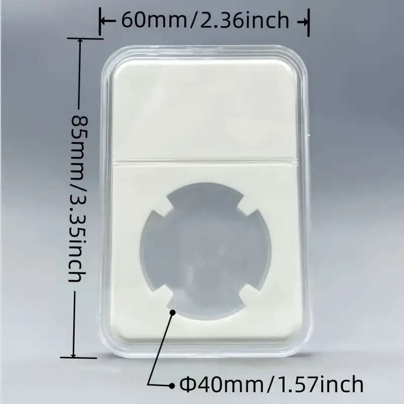 Coin Holder Coin Collecting Box  Capsules For Coins Storage for 40mm coins