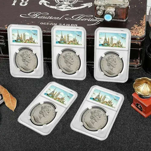 Coin Holder Coin Collecting Box  Capsules For Coins Storage for 40mm coins