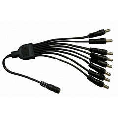 CCTV Power Connector 8 Way Splitter Cord
