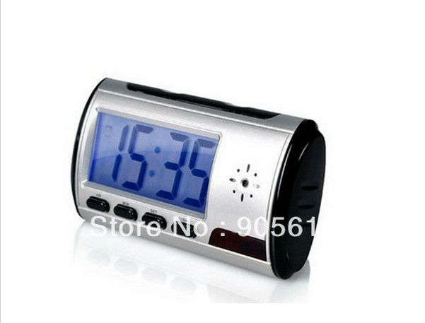 Digital Clock Hidden Camera DVR USB Motion Alarm-Baby Cam