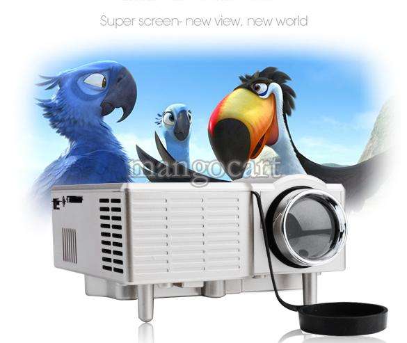 Mini Portable Multimedia LED Projector 32 lumens 1080p