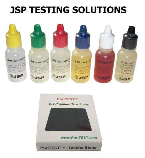 GOLD, SILVER & PLATINUM TESTING KIT 6 PACK SOLUTIONS