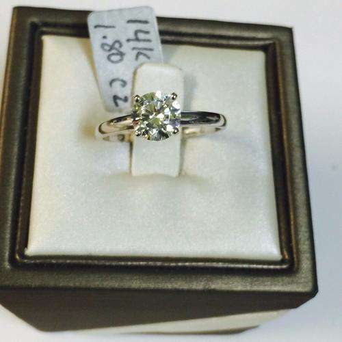 1.03Crt Classic Solitaire Engagement ring 14k white gold by Gianni Deloro