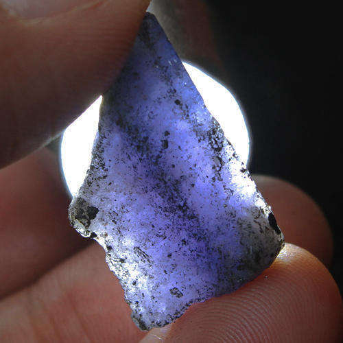 102.2CT Natural AAA Violet Blue Tanzanite Rarely Facet Rough Specimen YTA5959