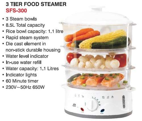 3  TIER FOOD STEAMER