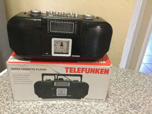 RADIO CASSETTE PLAYER WITH USB/ SD. TELEFUNKEN