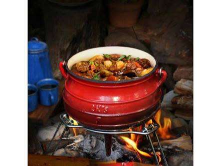 POTJIE N0 3 ENAMEL COATING 26CM BUSHBABY
