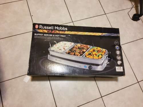 RUSSELL HOBBS BUFFET SERVER AND HOT TRAY