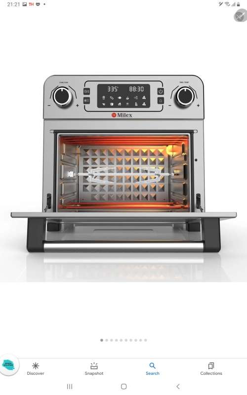 MILEX AIRFRYER  23 L OVEN WITH ROTISSERIE