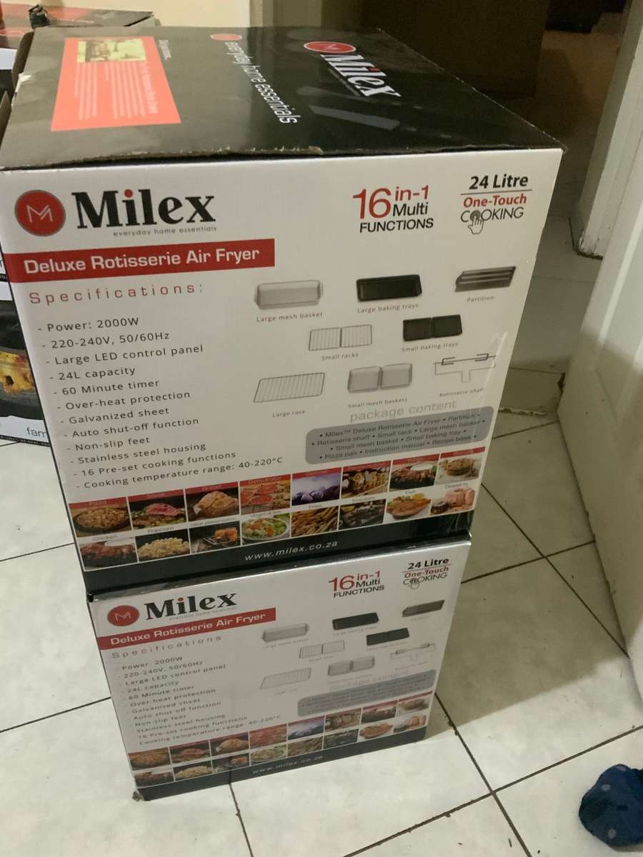 MILEX TWO DOORS AIRFRYER 24 LITRES