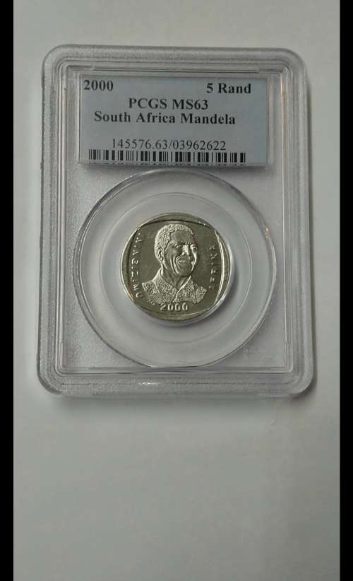 2000 Nelson Mandela R5 PCGS MS 63