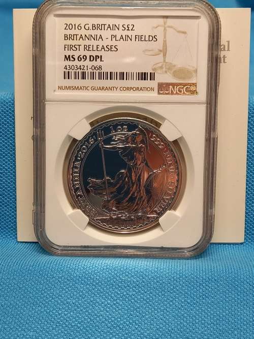 2016 Great Britain 2 Pound Britannia - Plain Fields