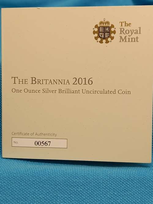 2016 Great Britain 2 Pound Britannia - Plain Fields