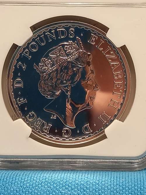 2016 Great Britain 2 Pound Britannia - Plain Fields