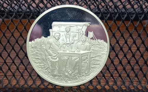 Pioneers of Africa Proof silver medallions