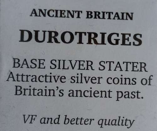 Durotriges Silver Stater (c. 45-40 BC).