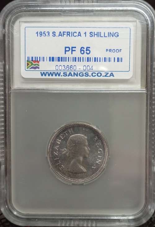 1953 Shilling Sangs PF65