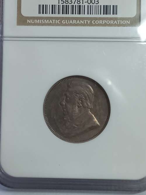 1896 ZAR Shilling NGC XF45